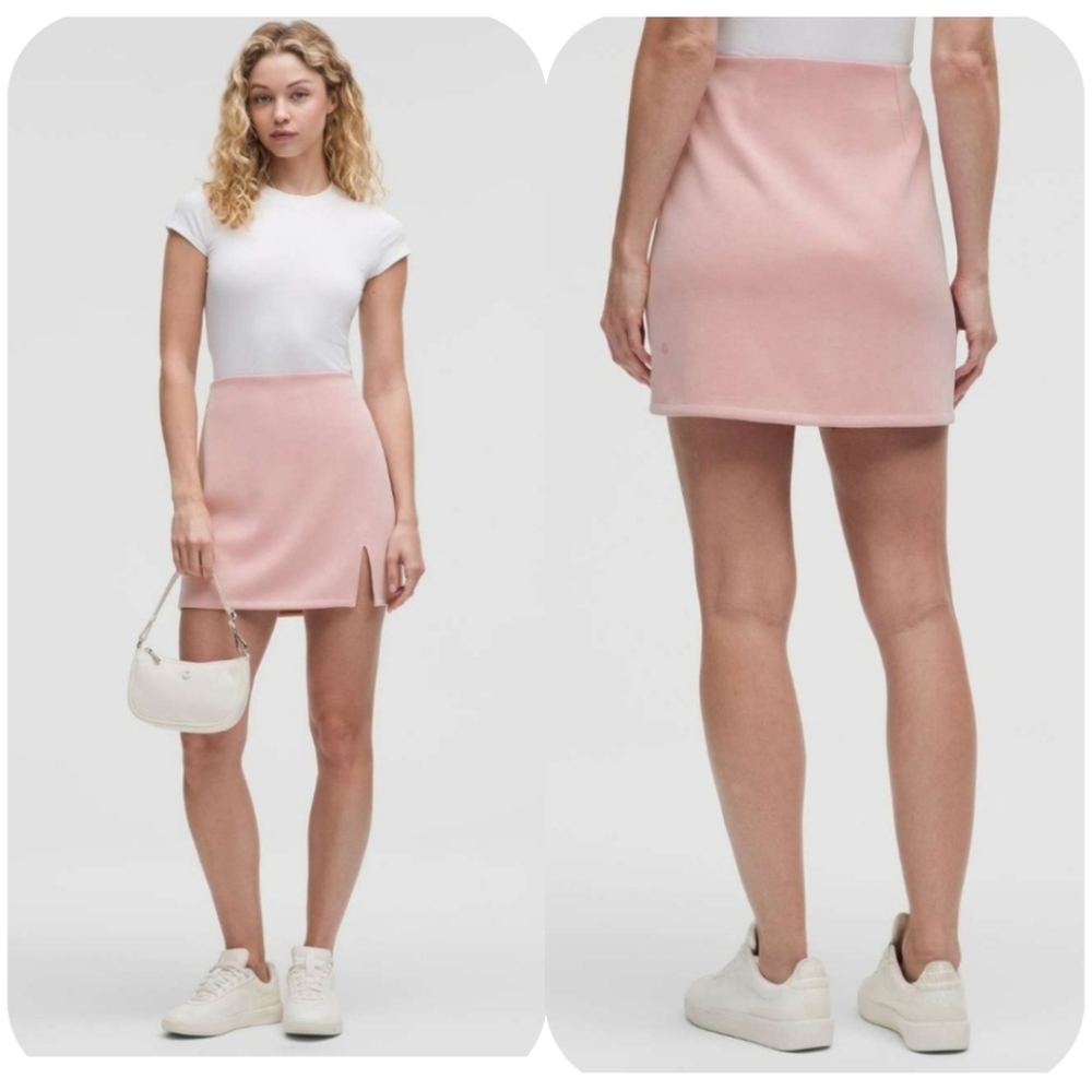 Lululemon SoftstremeHigh-Rise Mini Skirt | Pink Haze | L